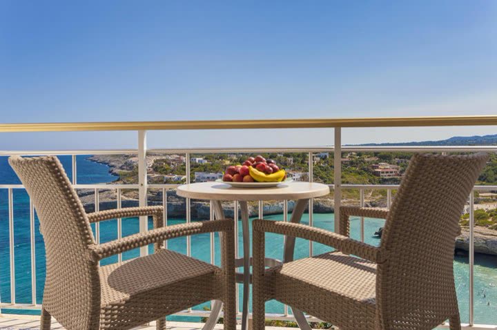 Hotel Globales America – balkon s výhledem na moře