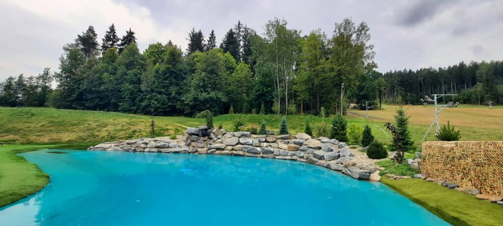 Resort Sobotín – jezírko v zámecké zahradě